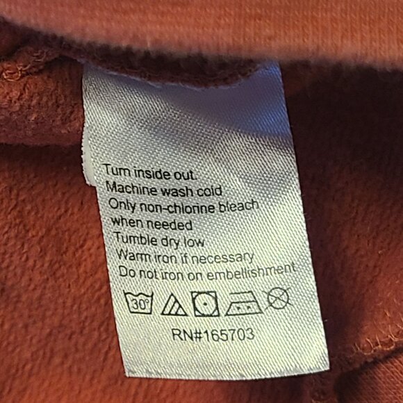 Laughing Llama Cute Like Mommy Baby Girl Long Sleeve Top 6M Red Orange - Picture 5 of 10